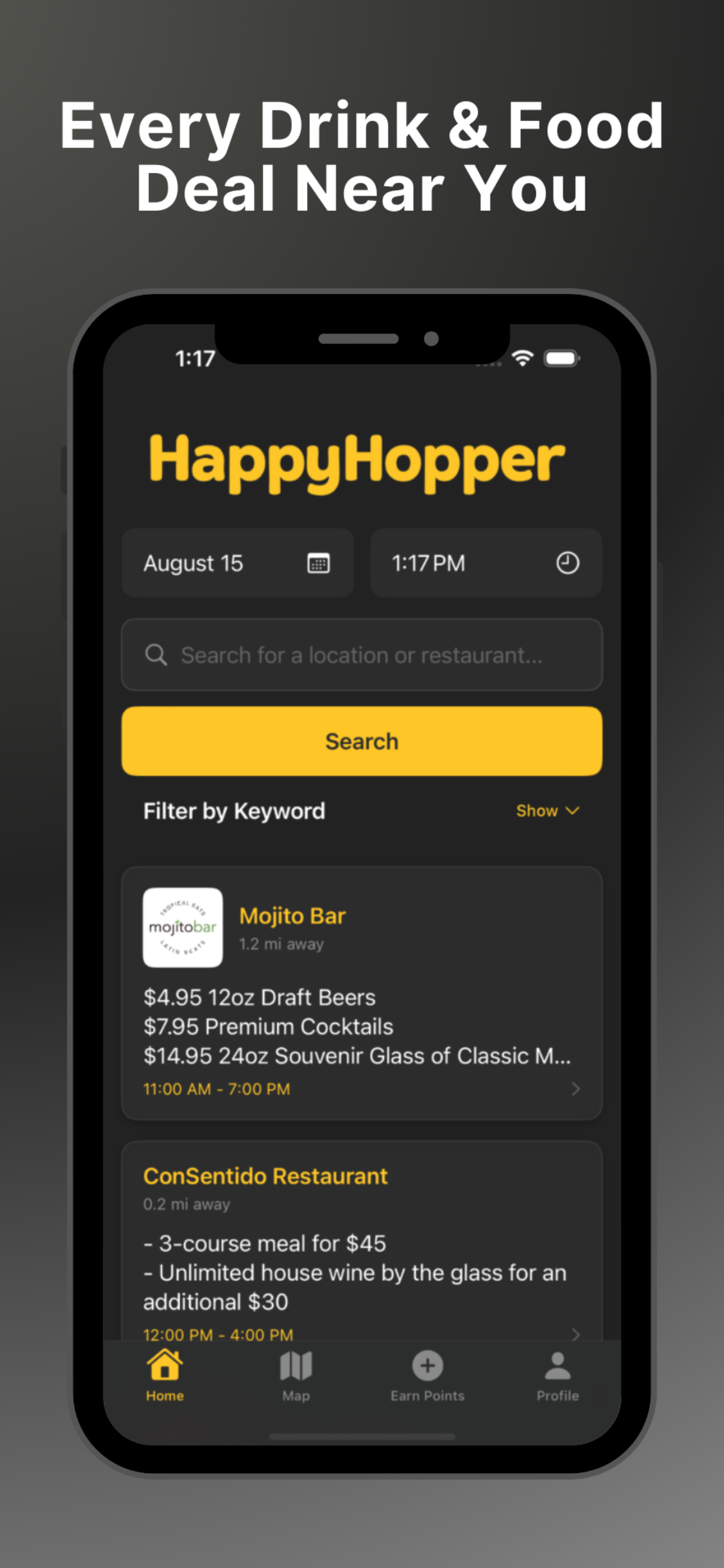 happyhopper iOS App Screenshot 1